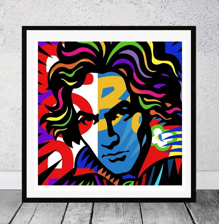 Global Ode to Joy - Beethoven 250 Artwork — Burton Morris Collection